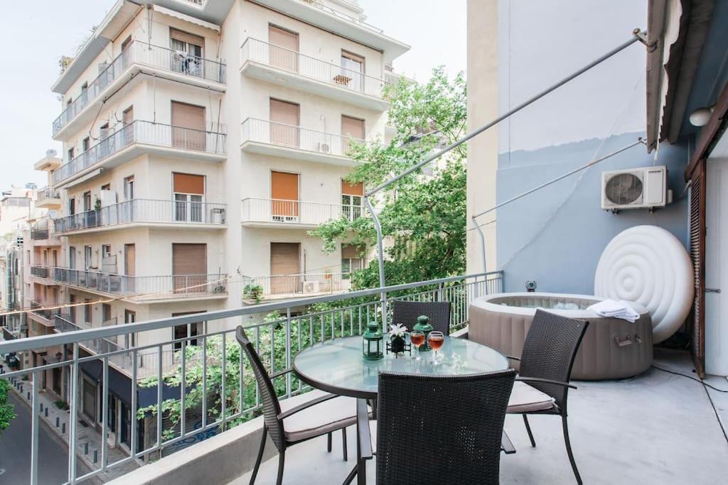 Openair Hot Tub/Big Balcony/Great Boutique Apt Athena Bagian luar foto